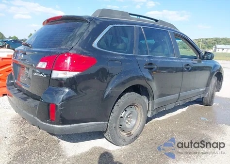 2011 Subaru Outback 2.5I z USA, uszkodzony, nr VIN 4S4BRCAC4B3432676